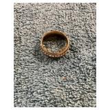 Unverified Size 8 Clear Stone Wedding Ring