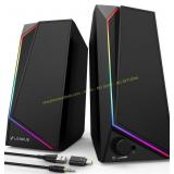LENRUE USB-C Desktop Computer Speakers (Black)