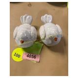 2ct Ceramic Chubby Birds