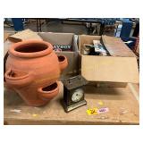 Planter, Mantle Clock, Playboys, Etc
