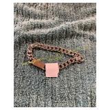 8in Unisex Cuban Chained Bracelet