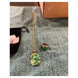 Unverified Chinese Dynasty Necklace + Ring