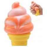 BLUE Ice Cream Squishy Cone Squeeze Toy for Anxiet