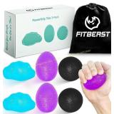 FitBeast Stress Balls 6 Pack, Hand Therapy