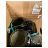 Box of Pots, Pans, Air Fryer