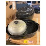 2ct Roaster Pans, Stemer Pan