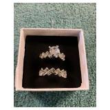 Unverified Size 8 Round Cut Engagement Ring
