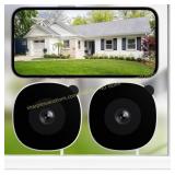 2K No Drill Window Camera-2 Pack: Night Vision
