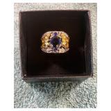 Unverified Size 8 Two Tone Ring