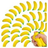Civaner 30 Pcs Banana Toys for Kids, Yellow