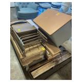 Folding Chairs, Desk, Etc