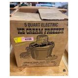 5qt Electric Ice Cream Freezer
