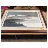 Framed Winter Scenery Picture