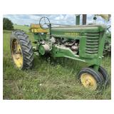 50 John Deere A styled elec start SN 653478