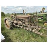 John Deere A elec start with loader (no SN tag)