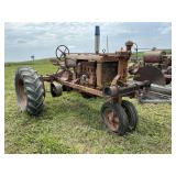 Farmall F 20 with front mounted saw (no SN tag)
