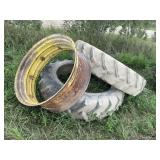 2 ct. 13.6-38 tire and 38 in rim