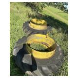 Set of tires and rims 34xm28