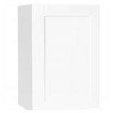 Shaker Satin White Wall Cabinet (21x30x12)