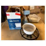 Casserole Dishes, Steamer, Etc