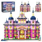 INSOON Pink Estate House Building Set 8+