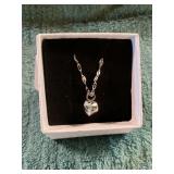 Unverified Round Cut Pendant Necklace