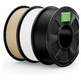 PLA+ 2.0 Filament 3KG, Black White Beige