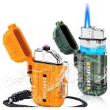 Electric Plasma Lighter, Torch Lighter, 2 Pack