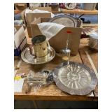 Antique Grinder, Chopper, Sifter, Platters