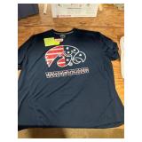2XL Hawkeye Wrestling Patriotic Graphic T