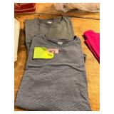 2ct Size 3X Lands End Striped T Shirts