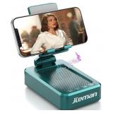 JTEMAN Phone Stand with Bluetooth Speaker