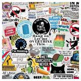 Puraesla Funny Stickers   Water Bottle Decals