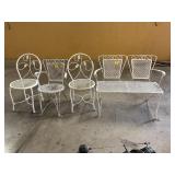 4pc Wrought Iron Patio Set