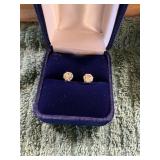 Unverified 1/2 CT Stud Earrings
