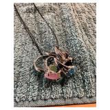 5ct Natural Stone Colored Rings, Various Sizes
