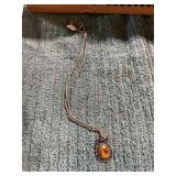 Ladies 22in Lemon Colored Necklace