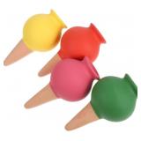 VANZACK 4pcs Terracotta Self-Watering Spikes