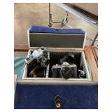 Vintage Pentax Cameras, Accessories + Case