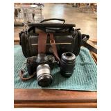 Vintage Pentax Camera + Case