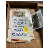 Vin. Halloween Patriotic Towns Postcards