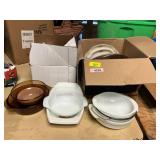 Fire King + Pyrex Casserole Dishes, Misc. China