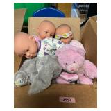 Booster Seat, Dolls + Plushies