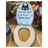 Cat Drinking Problem Toilet Seat