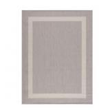 CAMILSON Bordered Indoor/Outdoor Rug 6x9 Grey