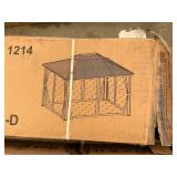 Hardtop gazebo with netting box b,c,d only