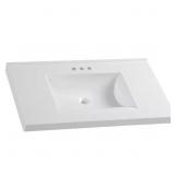 Glacier Bay 37 in. W Vanity Top with Sink