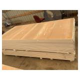 Approx 40 sheets 5/8x4x9 Fire shield gypsum board