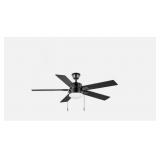 Hampton Bay 52-in Corwin Matte BROWN Fan