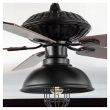 Ashton 52" 1-Light Farmhouse Fan with Remote